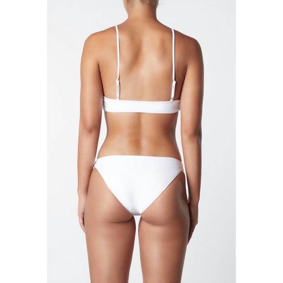 NEW IT'S NOW COOL crop bikini top in white - Picture 2 of 4